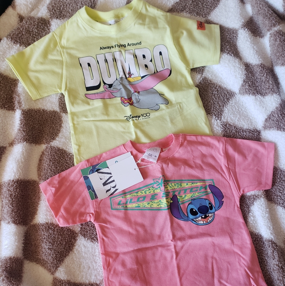 Stitch and Dumbo tops